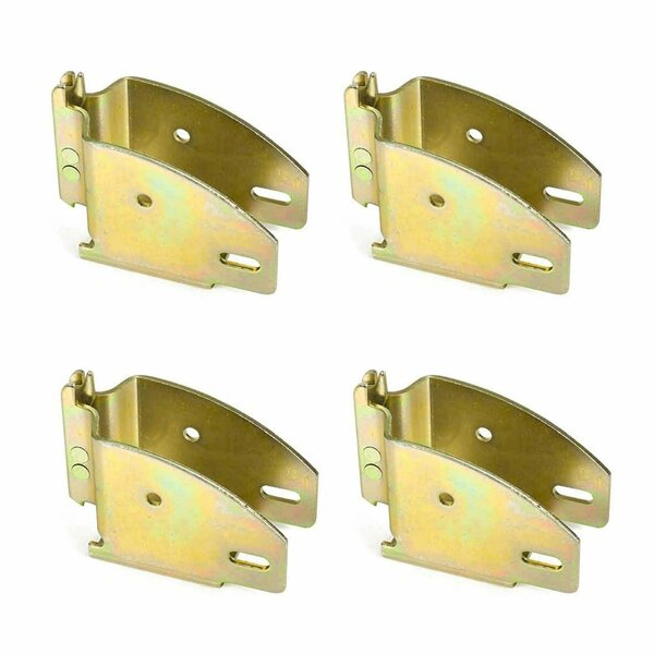 Dc Cargo E-Track Wood Beam Shelf Socket, 4PK WBSEA-4